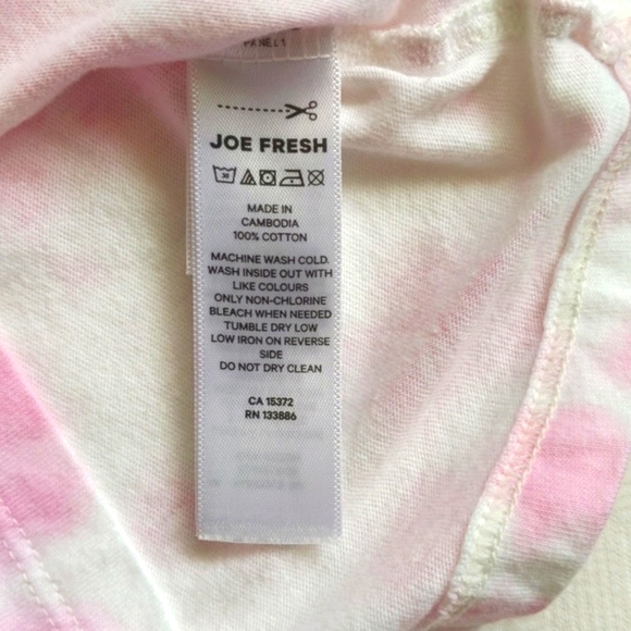 joe fresh x disney ariel little mermaid tie dye t-shirt 6-12 months baby girl - Picture 5 of 6